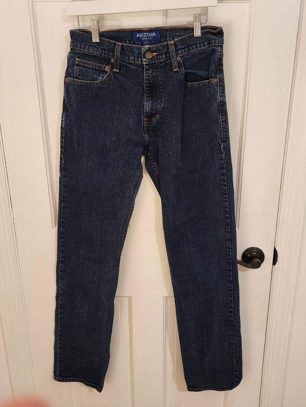 Arizona Jean Co. Flex Straight Men 30x34 Dark Wash Jeans Streetwear Casual Denim